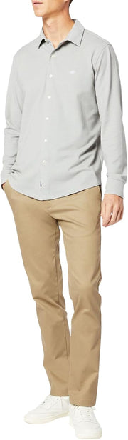Men's Signature Khaki Slim Fit Pants Casual - New British Khaki