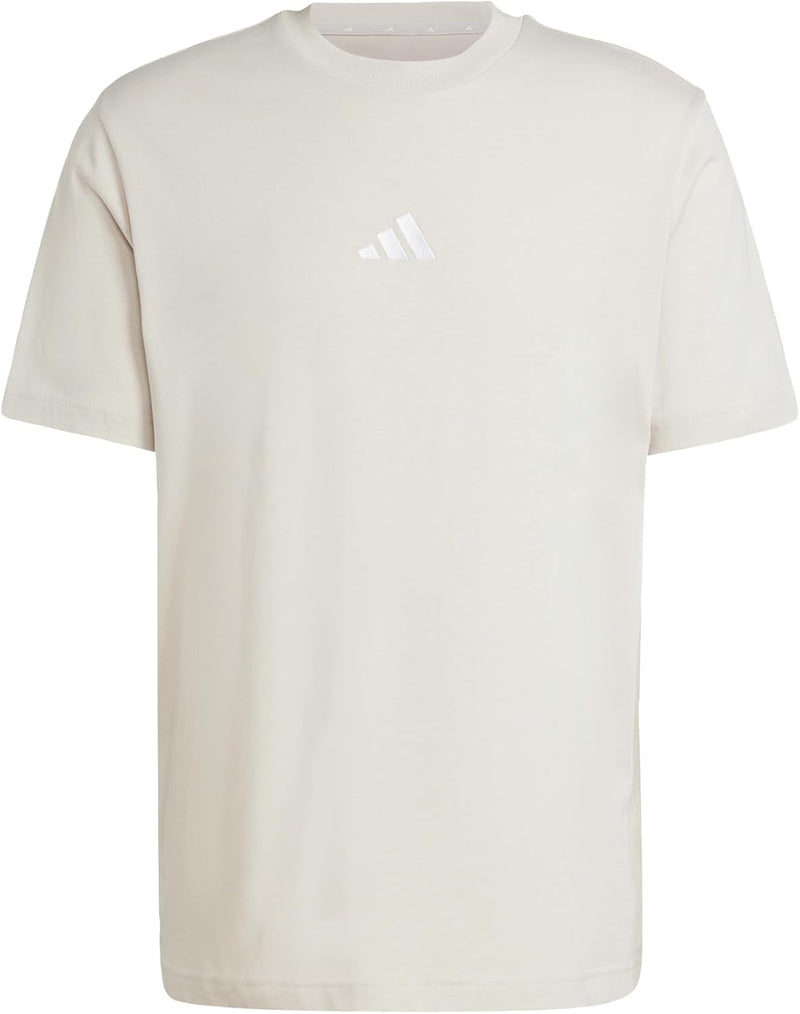 Men's Essentials Small Logo Single Jersey Tee T-Shirt - WONALU/WHITE