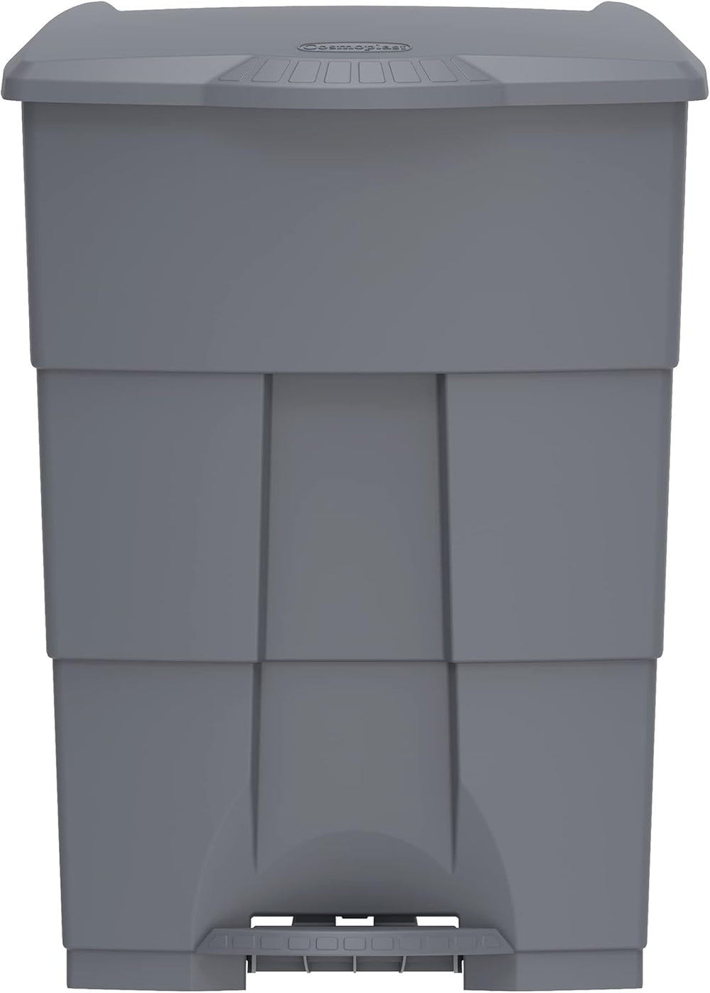 Cosmoplast 70L Step on Waste Bin with Pedal, Dark Grey