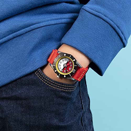 Pokemon Boy's Analog Quartz Watch with Velcro Strap POK3129