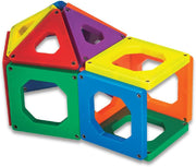 Mad Toys Magnetic Square and Traingle Shaped Tiles 24 Pieces Multicoloured Construction Set