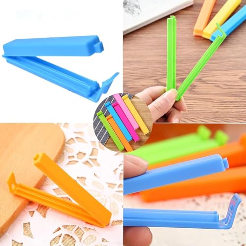 40 Pcs Food Bag Clips for Food Storage in 2 Assorted Sizes & Colours Food Clips for Keeping Food Fresh, Bag clips for Food Storage in Freezer Bags & Pet Food Storage Bags