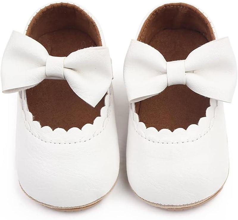 Baby Shoes Infant Sneaker Sandals for Girls Leather Walking Shoes Non-Slip Sneaker Toddler First Walker Shoes Newborn Crib Shoes