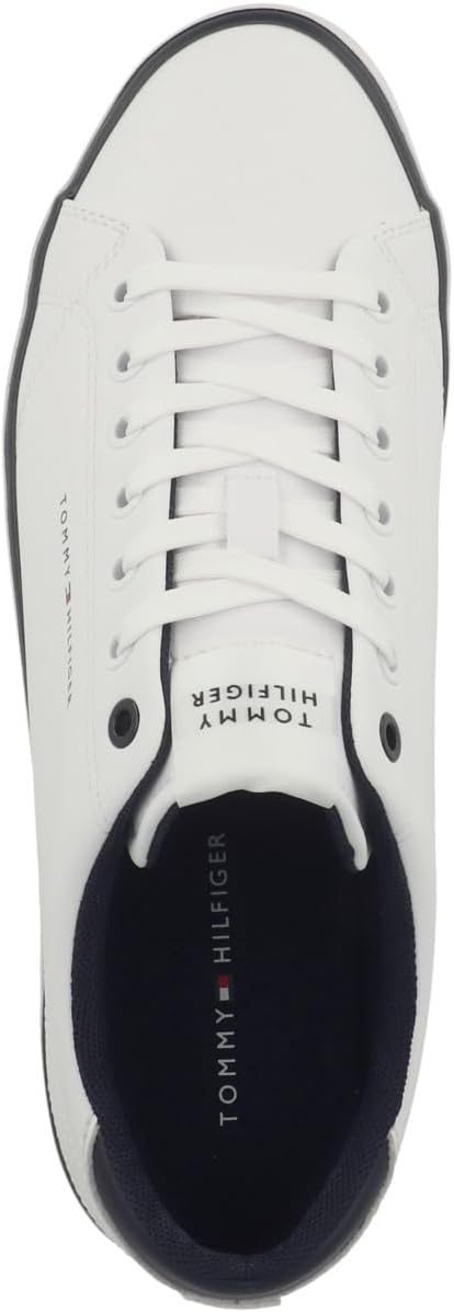 Tommy Hilfiger Men's Th Hi Vulc Core Low Leather Sneaker