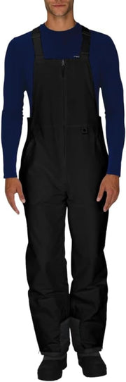 Men's Essential Insulated Bib Overalls - Black