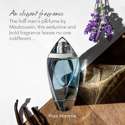 Mauboussin - Original Homme 100ml (3.3 Fl Oz) - Eau de Parfum for Men - Woody & Aromatic Scents