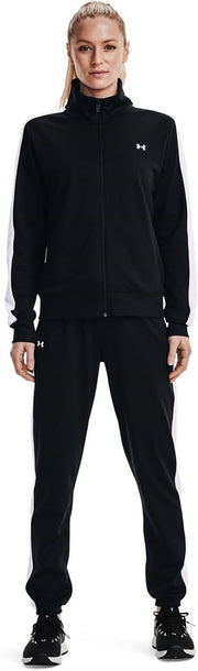 Womens Tricot Tracksuit Black / / White XXL .