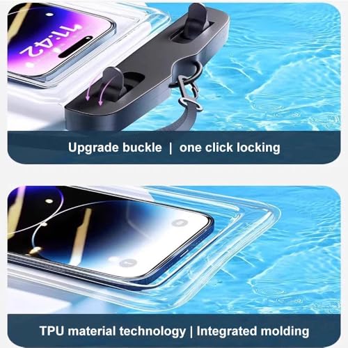 Fitto Universal Waterproof Mobile Phone Bag Case for Outdoor, Beach, Pool, Hiking, Travel ??Dry Bag for Smartphones