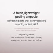 Black Rice Exfoliating Ampoule, Gentle Exfoliating & Intensive Moisture, Black Rice & PDRN Complex, Soy Extract, Smooth and Smooth Skin, Korean Skincare, 100 ml
