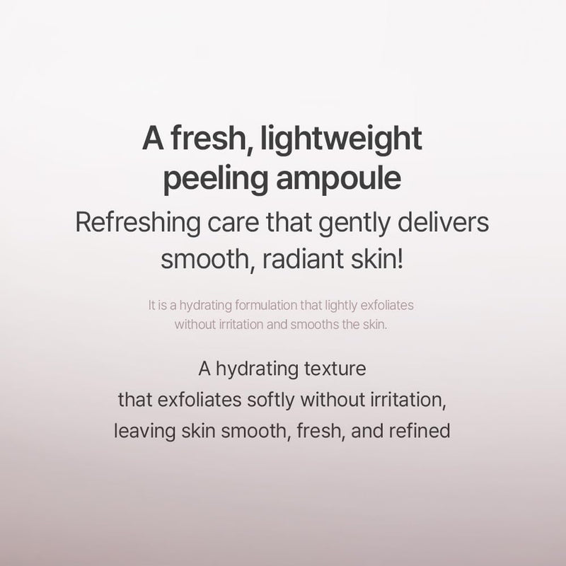 Black Rice Exfoliating Ampoule, Gentle Exfoliating & Intensive Moisture, Black Rice & PDRN Complex, Soy Extract, Smooth and Smooth Skin, Korean Skincare, 100 ml