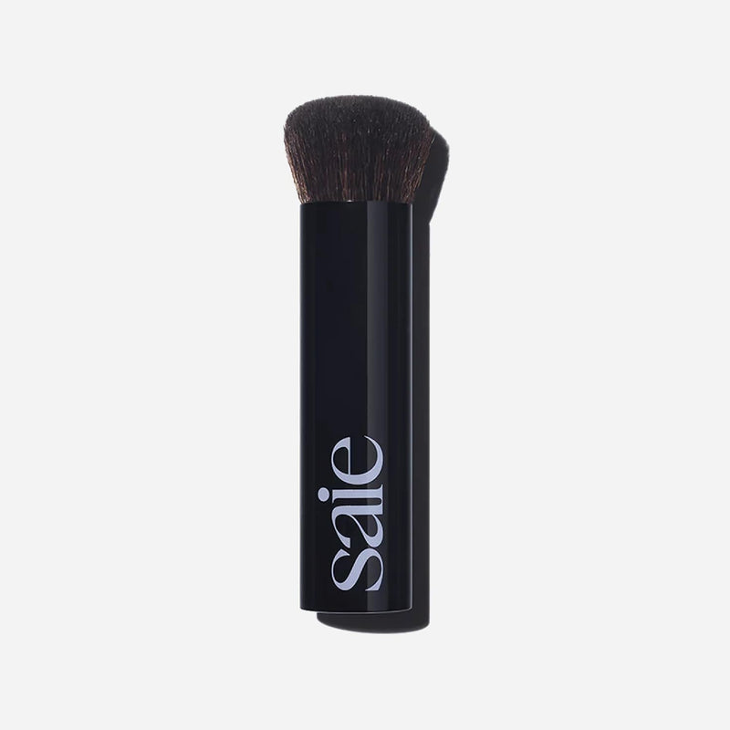 The Double Brush - Multi-Use Dual Ended Makeup Brush To Highlight, Contour and Conceal - Large Ended Face Brush For Sculpting + Precise Application - Vegan, Cruelty-Free (1 Count) - Base Brush