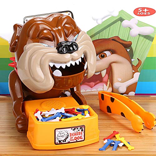 Jzhen Beware of the Dog Electric Board Game - Sound Party Game Don't Take Buster's Bone - Intellectual and Tricky Toy