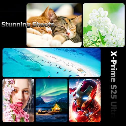 X-Prime S25 Ultra 10.1" Android 15 Tablet with Keyboard & Mouse | 5G + WiFi | HD+ AMOLED Display 3000x1440 | Dual SIM Kids Tablet | Dual Camera | Google Meet & Zoom (Gray)