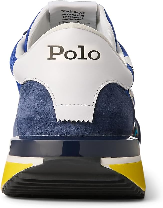 Men's Train 89 Logo Suede & Oxford Sneaker - Classic Azur/Newport Navy/Wht