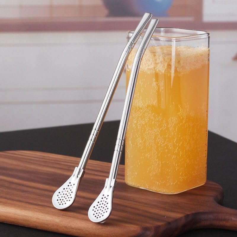 2PCS Drinking Glasses with Bamboo Lids and Glass Straw, Beer Can Shaped Glass Cups, Tumbler Cup Ideal For Beer, Tea, Soda, Iced Coffee Include 500ml