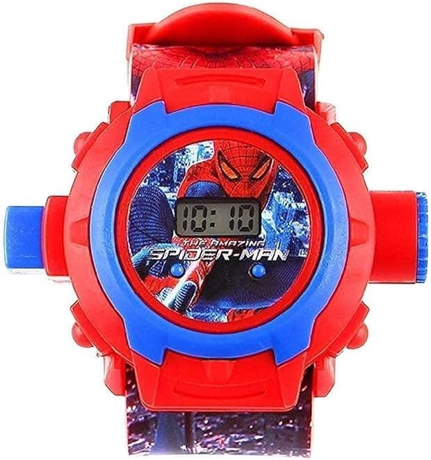 Accessorize Kingdom Digital 24 Images Projector Watch for Kids Boys Rubber Material Watch, Diwali Gift, Birthday Return Gift, Best Digital Toy Watch for Boy's & Girl's