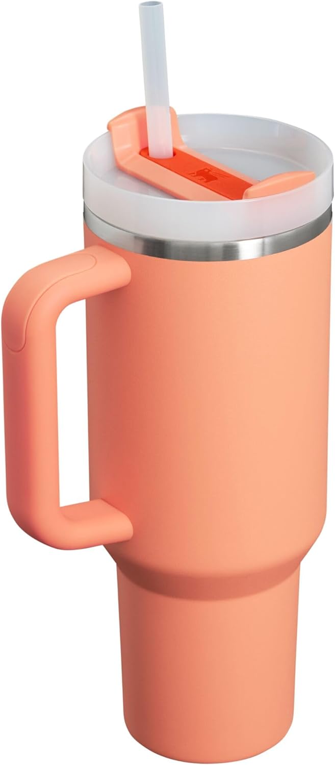 Stanley Quencher H2.0 Tumbler with Handle & Straw 40 oz | Twist On 3-Way Lid | Cupholder Compatible for Travel | Insulated Stainless Steel Cup | BPA-Free | Seafoam