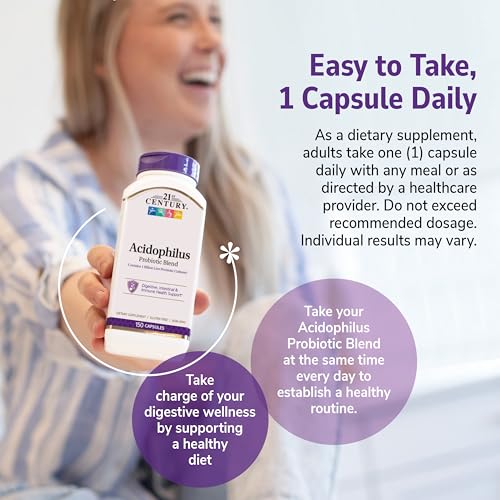 21st Century Acidophilus Probiotic Blend - 150 Capsules