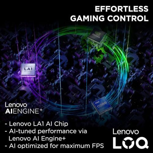 Lenovo LOQ 15IAX9 Gaming Laptop, 15.6"FHD 100% sRGB 144Hz Display, Intel i5-12450HX, 24GB RAM, 512GB SSD, NVIDIA RTX 3050 6GB, Backlit Eng-Arb, Win11, Luna Grey [83GS0095AX]