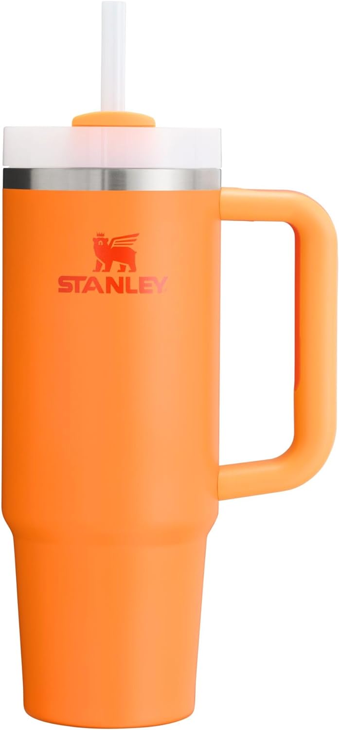Stanley Quencher H2.0 Tumbler with Handle & Straw 40 oz | Twist On 3-Way Lid | Cupholder Compatible for Travel | Insulated Stainless Steel Cup | BPA-Free | Seafoam