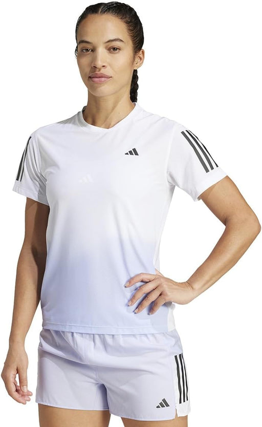 Womens Own The Run Climacool Colorblock T-Shirt T-Shirt - White
