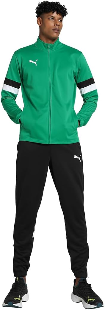 mens teamRISE Tracksuit (pack of 1) - Sport Green-PUMA Black