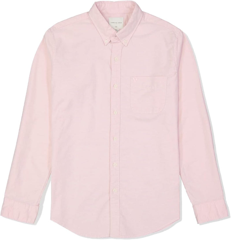 American Eagle Men's Slim Fit Oxford Button-Up Shirt
