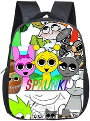 Sprunki 3D Children Backpack Schoolbag Teen Student School Book bag for Kids Boys Girls - Color2