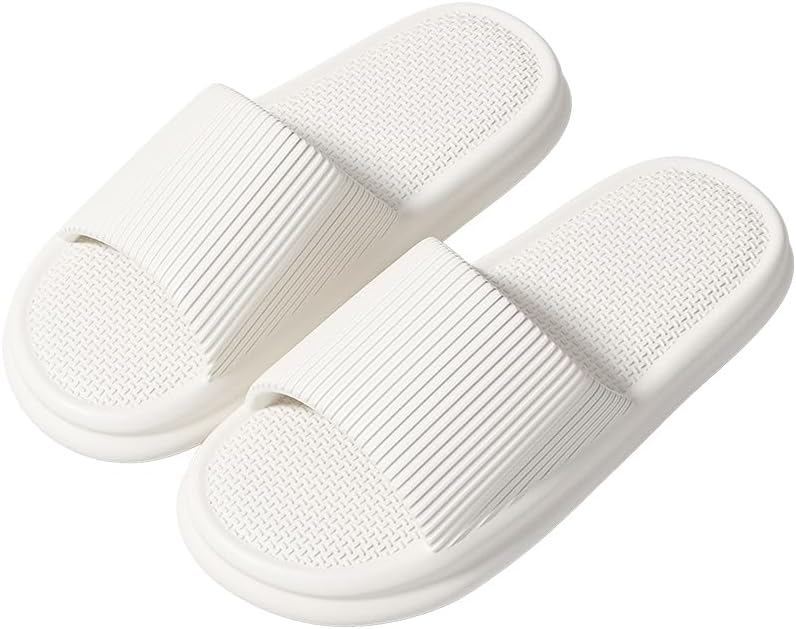 JIJIe Slippers for Men & Women, Soft Lightweight EVA Non-Slip, Perfect for Indoor, Bathroom, and Beach Use