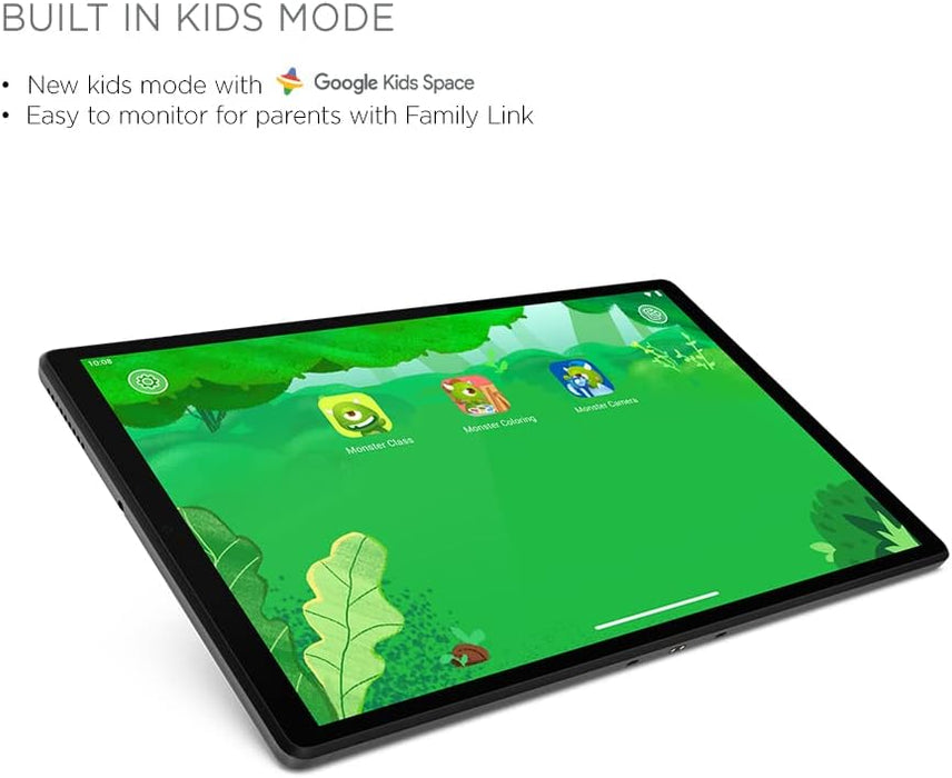 Lenovo Tab M10 (2nd Gen) 10 Inch HD Android Tablet (Octacore 2.3GHz, 4GB RAM, 64GB Storage, Android 10) - Iron Grey