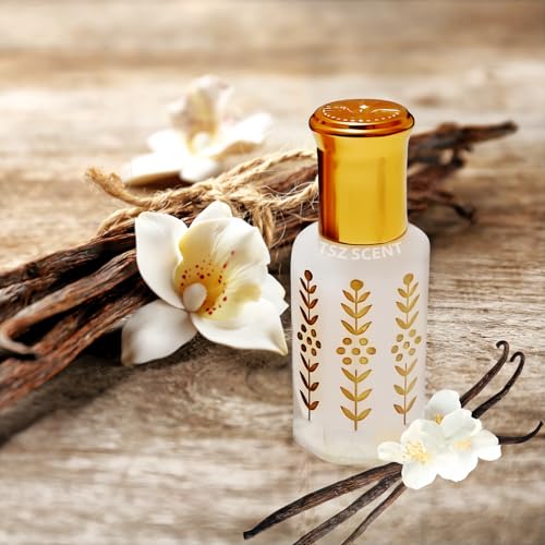 TSZ Scent Tahara Musk Vanilla Perfume Oil 12ml Unisex Roll-On Fragrance ??Long-Lasting, Floral Musky Aroma ??Concentrated Non-Alcoholic Attar for Men and Women ??Ideal for Layering & Gifting (Vanilla)