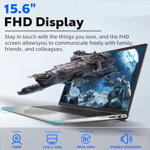 Dell Inspiron 15.6" FHD 3530 Business Laptop, i7 1355U, Windows 11 Pro&Office 2021 Lifetime License,Intel Iris Xe Graphics, Wi-Fi 6, Anti-Glare, LED-Backlit (16GB DDR4 RAM | 1TB SSD)