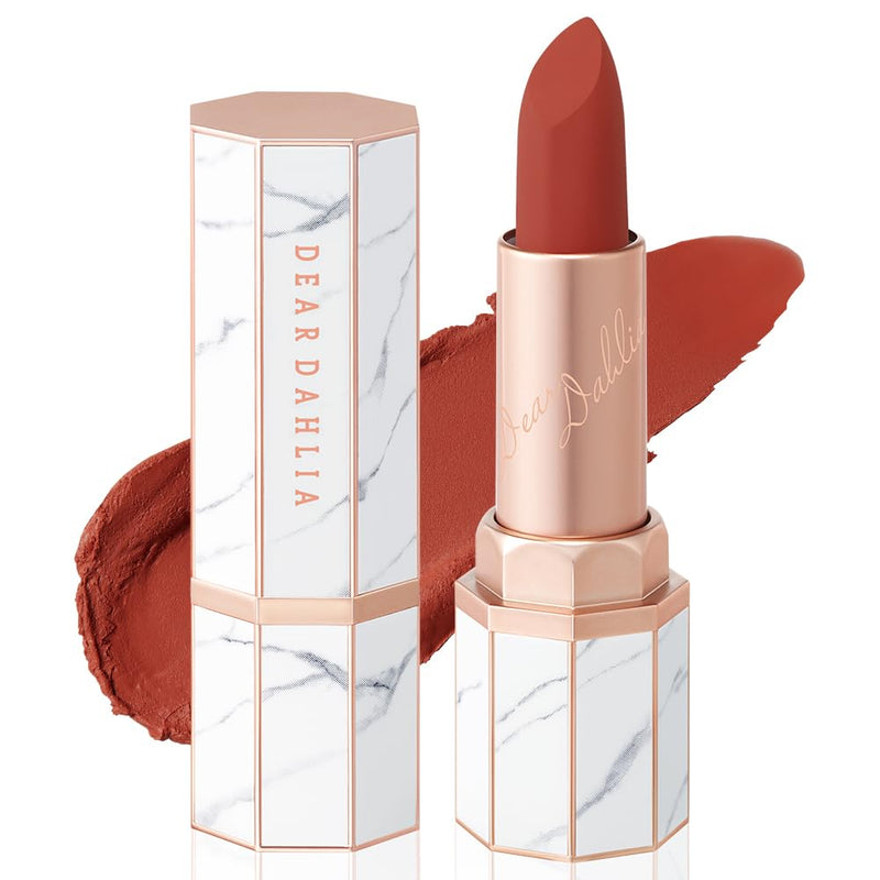 DEAR DAHLIA Lip Paradise Effortless Matte Lipstick CAMILLA Vegan, Cruelty Free, Naturally Scented Essential Oils, High Pigment Color