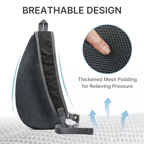 G4Free Small Sling Bag Crossbody Chest Bag Shoulder Backpack Outdoor Anti Theft