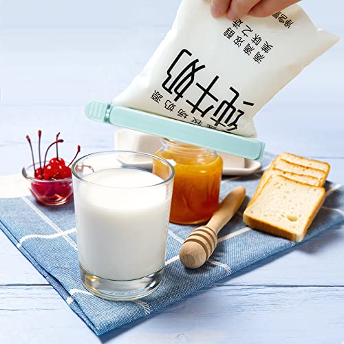 20 Pcs Food Clips, Plastic Food Bag Sealing Clips Anti-Oxidation Food Clips Bag Clips for Food Storage, Kitchen, Travel, Camping (6.1 inch and 4.7 inch)