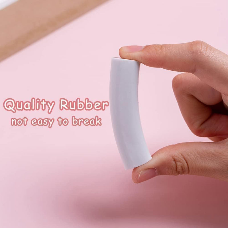 Retractable Erasers, Cute Rubber for Kids, Cat Paw Shaped Push Pull Rubber Eraser for Students Writing Office School Supplies 4 Pcs