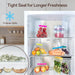 WISYOK Food Clips 40pcs, Bag Clips for Food Storage Plastic, Freezer Bag Clip, 4 Sizes and 4 Colors, Resuable Kitchen Sealing Clip Stay Fresh Longer for Snack, Sandwich, Bread