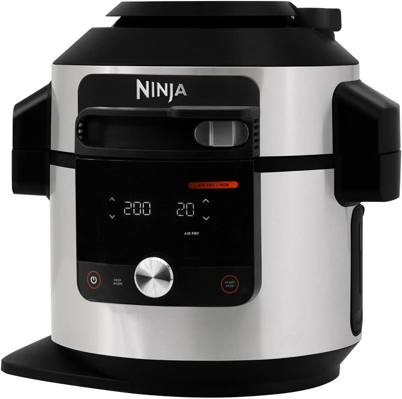 Ninja Foodi Ultimate 9-In-1 Multi Cooker With Crisping, Keep Warm Setting, One Pot Meals, 1760 Watts, 7.5 Litre Capacity, Recipie Guide, Black, OP500ME, 2 Years Warranty