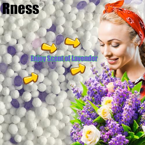 Rness Lavender-Scented Moisture Absorber Boxes,6 Pack Humidity Absorber for Closet Wardrobe Kitchen Bathroom, Moldproof Deodorizing Desiccant Dehumidifier Boxes(600ml 10.5Oz Absorption Per)