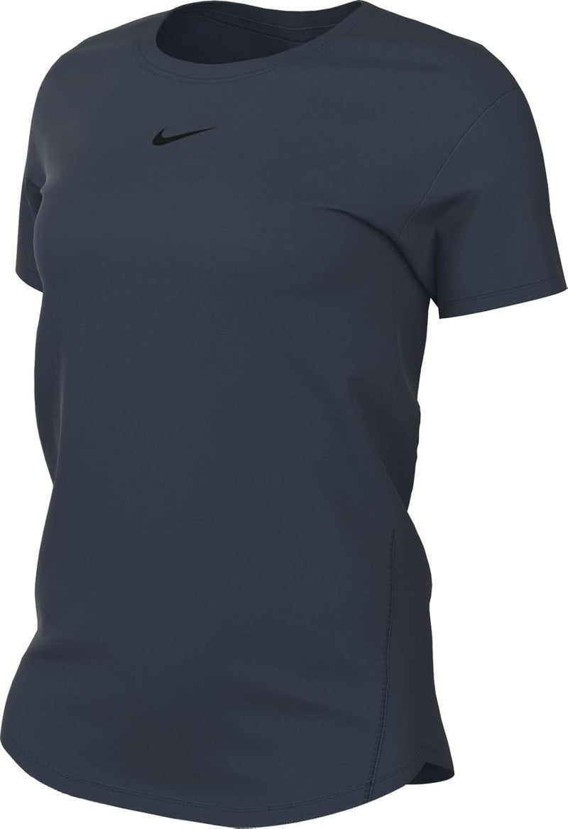 Women's W Nk One Classic Df SS Top - ARMORY NAVY/(BLACK)