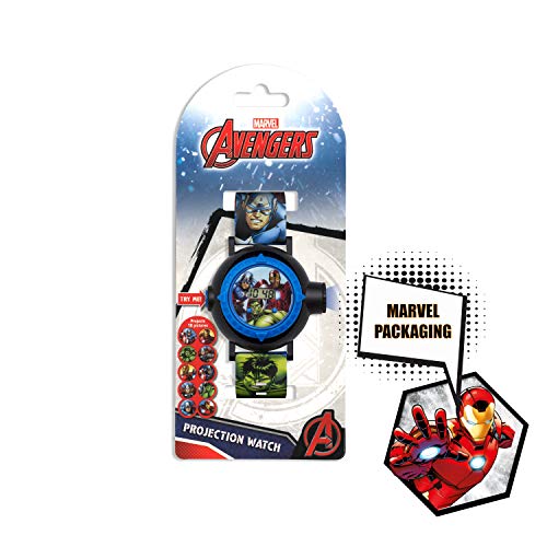 Marvel Disney Avengers Quartz Digital Dial Rubber Strap Boys Watch AVG3536ARG