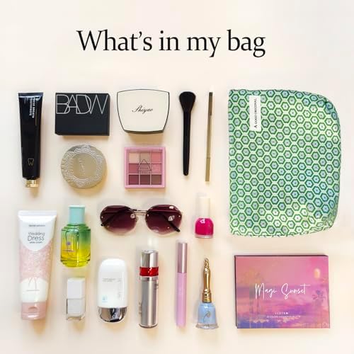 STARDW Flower Cosmetic Bags Makeup Bags for Women and Girls,Travel Makeup Bag Large Capacity Canvas Makeup Bag,Makeup Organizer Bag Zipper Pouch, Embossed pink, Large Capacity Aesthetic Makeup Bags