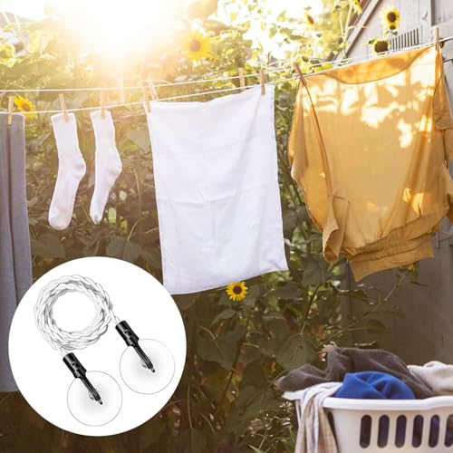 Bntyok Clothes Lines for Hanging Clothes Travel Clothes line Retractable Clothes line with Hooks and Suction Cups Camping Accessories Cruise for Indoor Home Camping