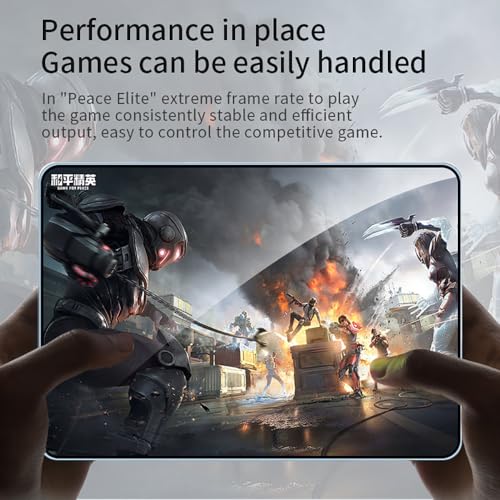 10.1" Android Smart Tablet PC Dual SIM 5G Wifi 6GB RAM 128GB ROM Game and Music A10 Pro Kids Tab (Blue)
