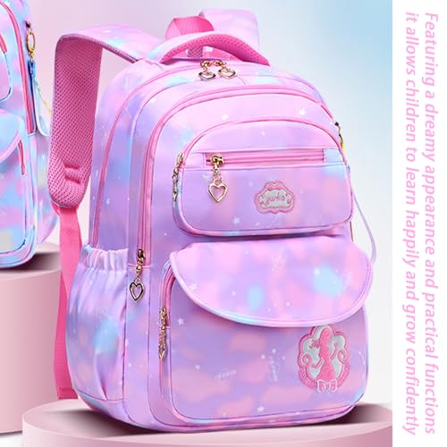 TOMVAES Kids Backpack for School Girls,Cute Lightweight Preschool Backpack for Toddlers Boys Girls Toddler Backpack With Cute Pendant