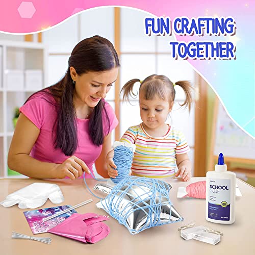 SYOSI 3D String Art Kit for Kids, Craft Kits for Kids Age 7-12 Gifts for 7-12 Year Olds Girls Arts and Crafts for Kids Age 7 8 9 10 11 12 Toys for 7 8 9 10 11 12 Year Old Girls DIY Lantern Toys