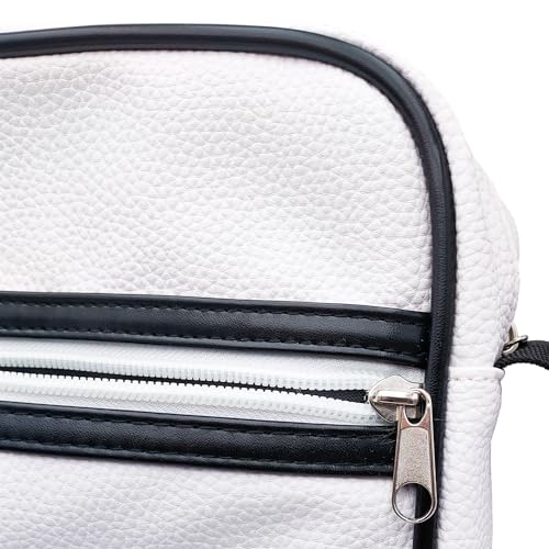 Pitbull Large Faux Leather Men's Shoulder Bag, 27 x 22 x 6 cm, Adjustable, Large Capacity 3.5 L, Crossbody Messenger, Suitable for Tablets, Unisex for Work Office Travel