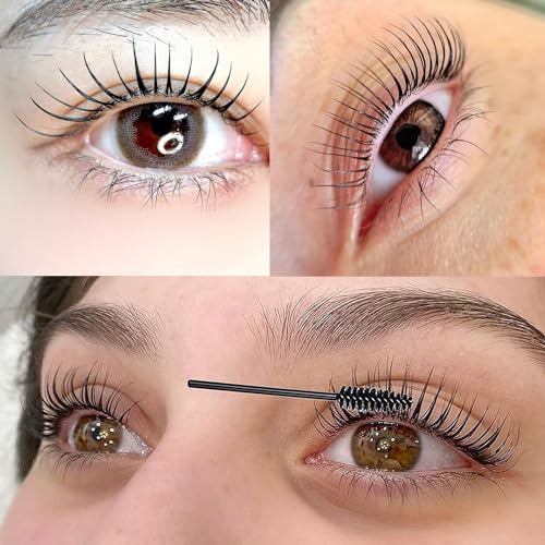 Lash Lift And T-i-n-t Tools, Lash Lifting Supplies, Brow Lamination Brushes, DIY Eyelash Perm Accessories At Home, Portable Brush Kit With Eye Pads All in one Individual 5 packs For Professional Use