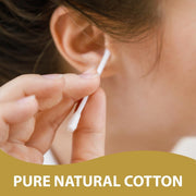 Cool & Cool Ear Buds - 300's(Pack of 3) - Round Thick Tips,Cotton Swabs,100% Cotton,Double Tipped,Hygienic,Gentle & Safe Swabs for Ears - 900 Pieces - Assorted