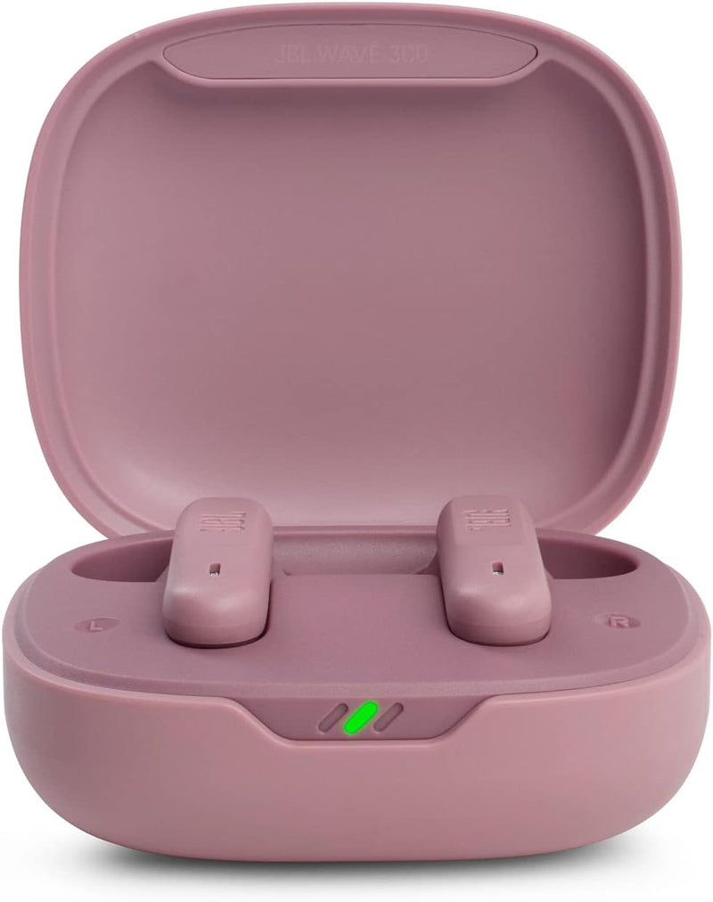 JBL Wave 300TWS True Wireless Earbuds, Deep Bass Sound, 26H Battery, Open-Ear Comfortable Fit, Hands-Free Stereo Call, Dual Connect, Rain Resistant, Voice Assist, Touch Control - Black, JBLW300TWSBLK